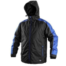CXS Férfi béléses dzseki, fekete-kék, méret: L% férfi kabát, dzseki