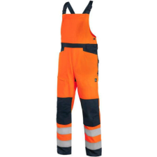 CXS Halifax kertésznadrág - narancs/kék munkaruha
