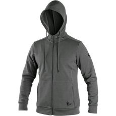 CXS Harrison Kapucnis Pulóver Szürke/Fekete - XXL