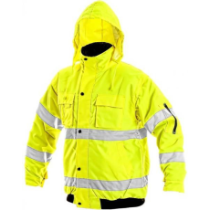CXS Leeds 2in1 Téli Láthatósági Kabát HV Sárga - M
