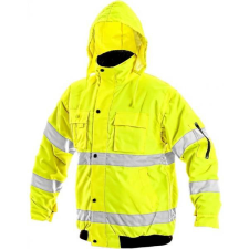 CXS Leeds 2in1 Téli Láthatósági Kabát HV Sárga - XXL láthatósági ruházat
