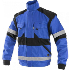 CXS Luxy Bright Fényvisszaverő Munkáskabát Kék/Fekete - 58 munkaruha