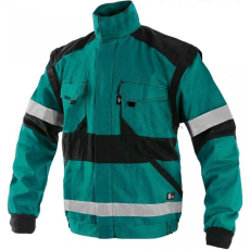 CXS Luxy Bright Fényvisszaverő Munkáskabát Zöld/Fekete - 64