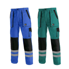 CXS Luxy Bright Fényvisszaverős Derekas Munkásnadrág Kék/Fekete munkaruha