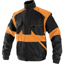 CXS Luxy Eda Munkáskabát Fekete/Narancssárgasárga munkaruha