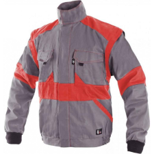 CXS Luxy Eda Munkáskabát Szürke/Piros - 66 munkaruha