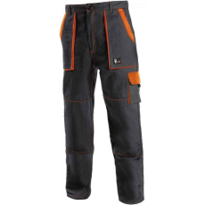 CXS Luxy Josef Derekas Munkásnadrág Fekete/Narancssárgasárga - 58