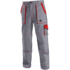 CXS Luxy Josef Derekas Munkásnadrág Szürke/Piros - 68 munkaruha