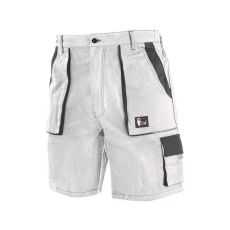 CXS Luxy Tomas Rövid Munkásnadrág Fehér/Szürke - 50