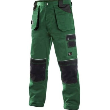 CXS Orion Teodor Derekas Munkásnadrág Zöld/Fekete - 52 munkaruha