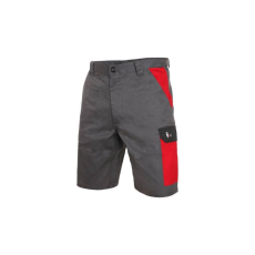 CXS Phoenix Zefyros rövid munkásnadrág Szürke/Piros - 54