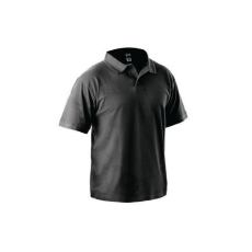 CXS rövid ujjú férfi ingpóló, fekete, méret: XL