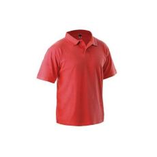 CXS rövid ujjú férfi ingpóló, piros, méret: XL