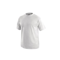 CXS rövid ujjú férfi póló, fehér, méret: L