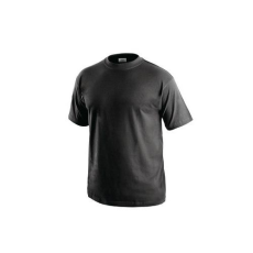 CXS rövid ujjú férfi póló, fekete, méret: L