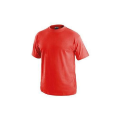 CXS rövid ujjú férfi póló, piros, méret: XXL
