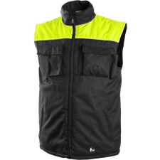 CXS Seattle Vízálló Bélelt Mellény Fekete/Sárga munkaruha