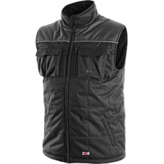 CXS Seattle Vízálló Bélelt Mellény Fekete/Szürke - 3XL