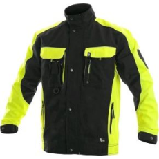 CXS Sirius Brighton Munkáskabát - 52, Fekete/Sárga (1180-CNZLBL / 52)