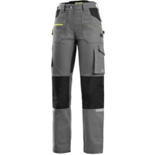  CXS Stretch női derekas nadrág, szürke/fekete munkaruha
