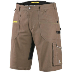 CXS Stretch rövid munkásnadrág Bézs/Fekete - 54