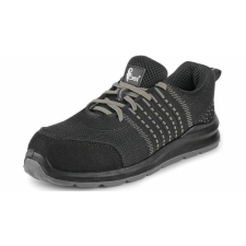 CXS Texline Rava munkavédelmi félcipő fekete/szürke színben O1 munkavédelmi cipő
