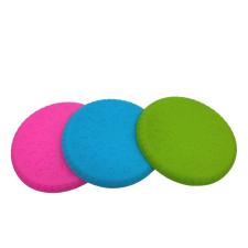  CYBER RUBBER KUTYA FRIZBI, 18 CM - zöld játék kutyáknak