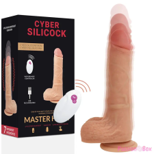 CYBER SILICOCK CYBER SILICOCK TÁVIRÁNYÍTÓ REALISZTIKUS MESTER HUCK VIBRÁTOR vibrátorok