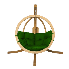 Czillo SwingPod prémium függőfotel, állvánnyal, zöld párnával kerti bútor