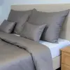 Czinger home Taupe szatén ágyneműhuzat - kifinomult elegancia 5 részes: 2 db Kispárna+2 db Nagypárna+Dupla Paplan