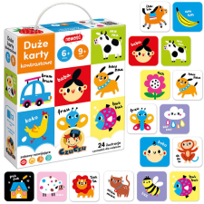  CzuCzu Nagy kontraszt KÁRTYÁK 6 m-ről + ZA4238 oktatójáték