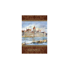  CZW.jt41N-S-BU02 Jegyzettömb 110x165mm, 144 vonalas oldal, Budapest jegyzettömb