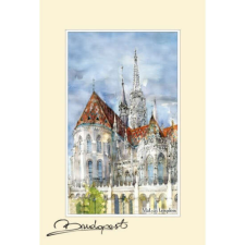 CZW.rp10x15-BU16 Reprodukció 10x15cm, Budapest grafika, keretezett kép