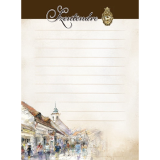 Czworka Mágneses jegyzettömb 87x112mm, 48 oldal, Szentendre jegyzettömb