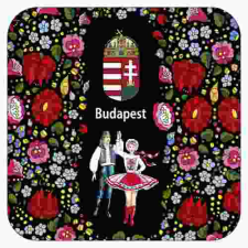 Czworka Parafa poháralátét,1 db-os, Folk konyhai eszköz