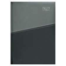  D011 Duplex B5 heti naptár - Szürke-Antracit naptár, kalendárium