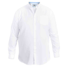 D555 férfi ing RICHARD oversize, Fehér 6XL férfi ing
