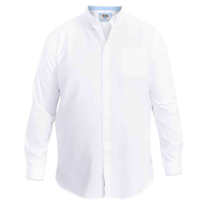  D555 férfi ing RICHARD oversize, Fehér 8XL