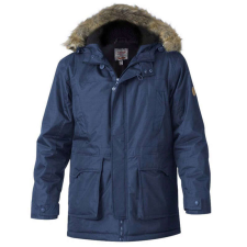 D555 férfi kabát LOVETT téli parka oversize kabát, 6XL Sötétkék férfi kabát, dzseki