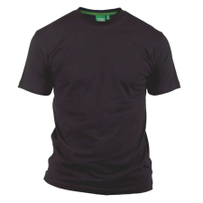 D555 T-shirt FLYERS túlméretezett, Fekete 3XL férfi póló