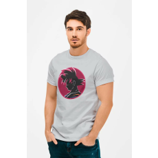  D&B Férfi/Unisex Póló AN00004 DragonBall Szürke-Méret L