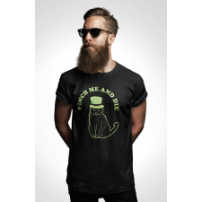 D&B Férfi/Unisex Póló EB00001 PinchMe Fekete-Méret S férfi póló