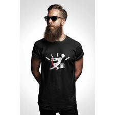  D&amp;B Férfi/Unisex Póló EB00005 Fuel Fekete-Méret M férfi póló