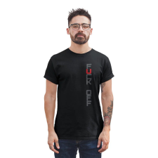 D&B Férfi/Unisex Póló EB00007 FckOff Fekete-Méret L férfi póló