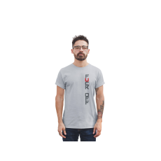  D&B Férfi/Unisex Póló EB00007 FckOff Szürke-Méret S