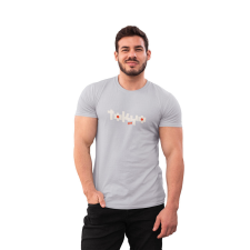  D&amp;B Férfi/Unisex Póló EB00008 Tokyo Szürke-Méret 5XL férfi póló