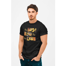  D&amp;B Férfi/Unisex Póló GM00001 SuperMario Fekete-Méret 3XL férfi póló