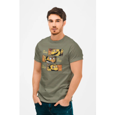  D&amp;B Férfi/Unisex Póló GM00001 SuperMario Katonai zöld-Méret 4XL férfi póló