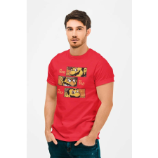 D&B Férfi/Unisex Póló GM00001 SuperMario Piros-Méret XL férfi póló