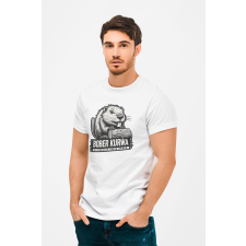 D&B Férfi/Unisex Póló ME00001 BoberKurwa Fehér-Méret 3XL férfi póló